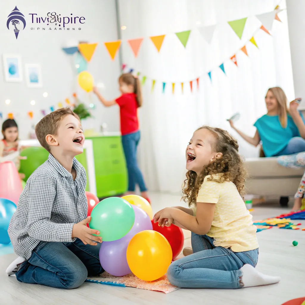 Kids enjoying a party organized by TWILIGHTSPIRE